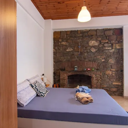 Traditional Stone House Moudhros Экстерьер фото