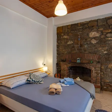 Traditional Stone House Moudhros Экстерьер фото
