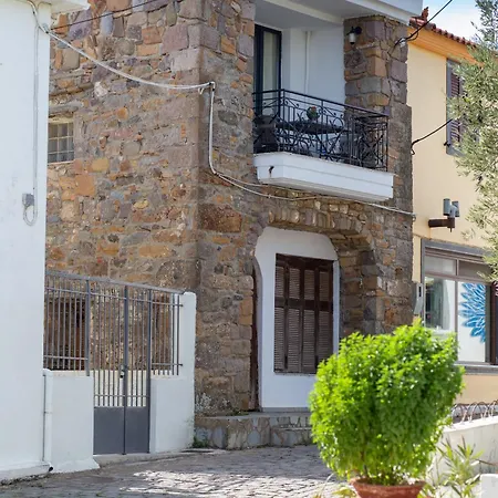Traditional Stone House Moudhros Экстерьер фото